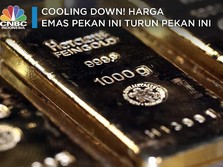 Cooling Down! Harga Emas Pekan Ini Turun Pekan Ini