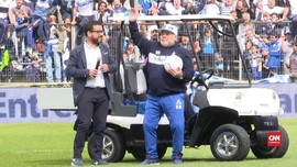 VIDEO: Tangis Maradona Jadi Pelatih Klub Argentina