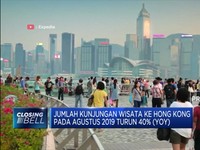 Rusuh, Jumlah Kunjungan Wisman Hong Kong Anjlok Hingga 40%