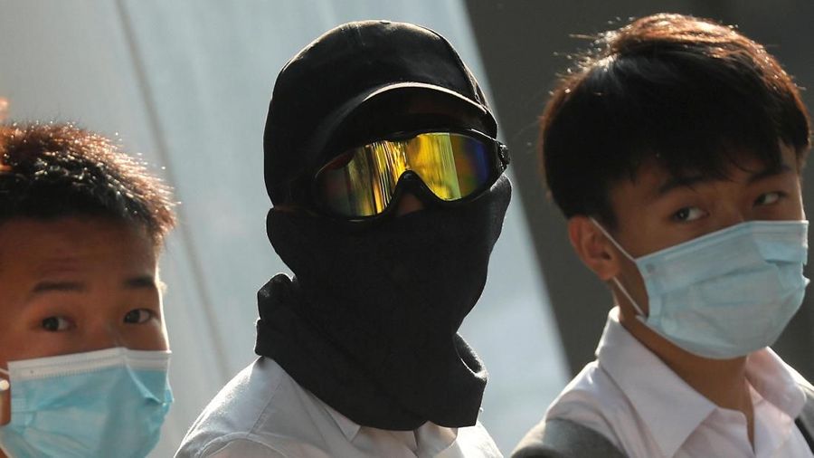 Pelajar Hong Kong tetap melanjutkan demonstrasi meski akhir pekan lalu kerusuhan terjadi