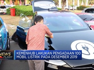 100 Mobil Listrik Disiapkan Bagi Pejabat