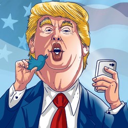 Mr Trump Dilarang Bikin Akun Twitter Lagi, Bye!