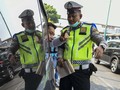 FOTO : Tilang Perluasan Ganjil Genap