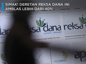 Simak! Deretan Reksa Dana Ini Amblas Lebih dari 40%