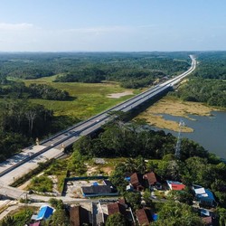 Pamer Tol di Kalimantan, Jokowi Sebut Samboja Lokasi Ibu Kota