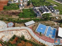 Telan Rp 90 M, Ini Penampakan Terkini Proyek Alun-alun Depok