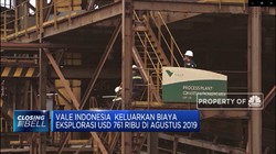 Vale Indonesia Keluarkan Biaya Eksplorasi USD 761 Ribu