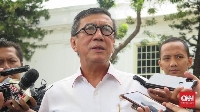 Yasonna Laoly Budi Karya Sofyan Djalil Arrives At The Palace
