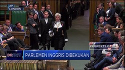 Sah! Parlemen Inggris Dibekukan 5 Pekan