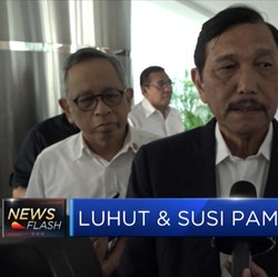 Menteri Susi dan Menko Luhut Pamit