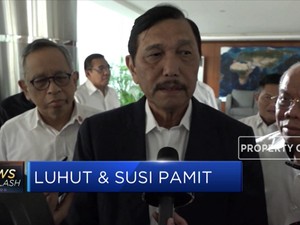 Menteri Susi dan Menko Luhut Pamit