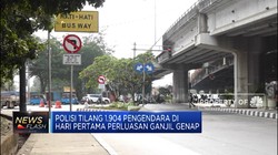 Perluasan Ganjil-Genap, Banyak Pengendara Terkena Tilang