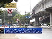 Perluasan Ganjil-Genap, Banyak Pengendara Terkena Tilang