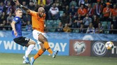Penyerang sayap Belanda, Ryan Babel, mencetak dua gol saat menang 4-0 atas Estonia dalam laga lanjutan Grup C Kualifikasi Piala Eropa 2020. (AP Photo/Raul Mee)
