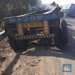 Duh! Lagi-lagi Kecelakaan Truk Terjadi di Tol Cipularang