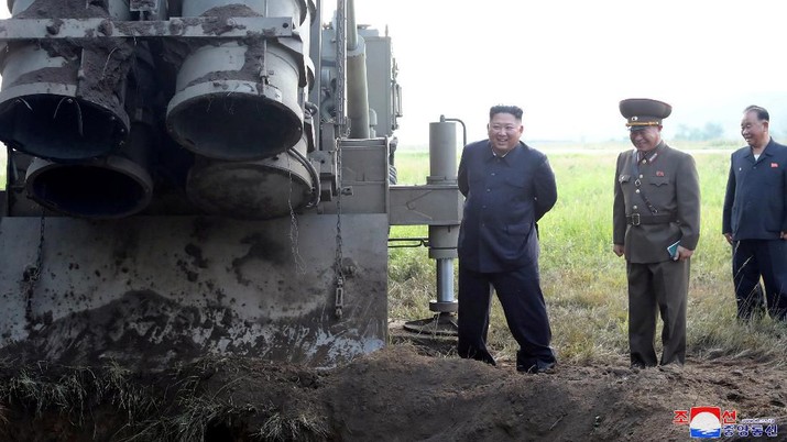 Semenanjung Korea Panas, Korut Tembak Rudal Balistik Korut tembak rudal ke lepas pantai Rabu (2/10/2019)