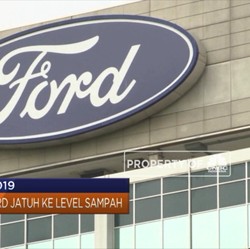 Peringkat Utang Ford Jatuh Ke Level Sampah