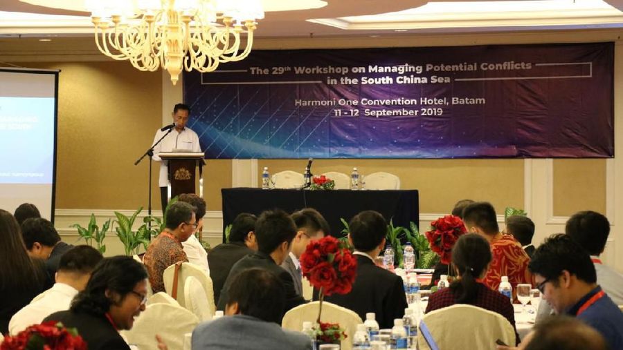 Kementerian Luar Negeri dan Pusat Studi Asia Tenggara menyelenggarakan Workshop on managing Potential Conflict in the South China Sea