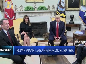 Trump Tuding Rokok Elektrik Jadi Masalah Baru AS