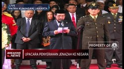 Jenazah BJ Habibie Dilepas Secara Kenegaraan