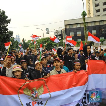 Demo Susulan Massa Pendukung RUU KPK Kembali Datang