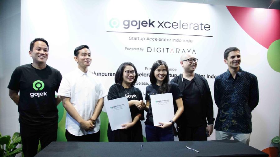 Gojek menggandeng Digitaraya untuk mengembangkan startup merah putih melalui Gojek Xcelerate.