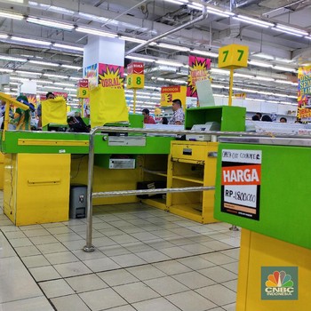 Diobral! Giant Tutup, Mesin Kasir Dibanderol Rp1,8 Juta