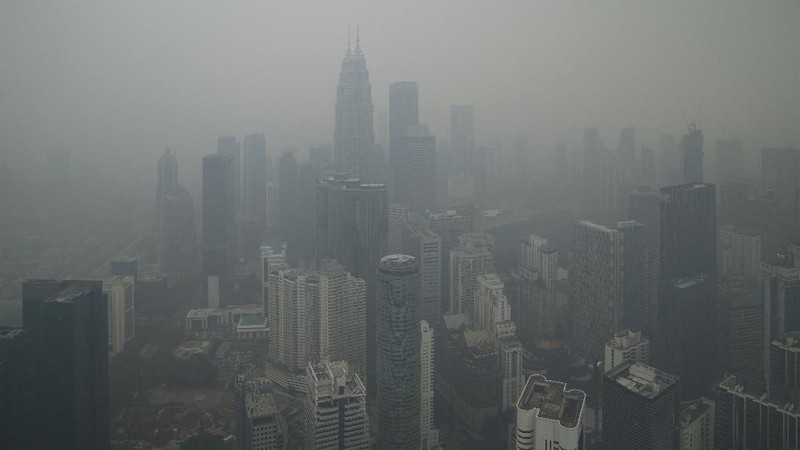 Asap kebakaran hutan sampai Malaysia