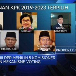 Sah! DPR Tetapkan Komisioner KPK 2019-2023