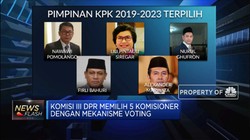 Sah! DPR Tetapkan Komisioner KPK 2019-2023