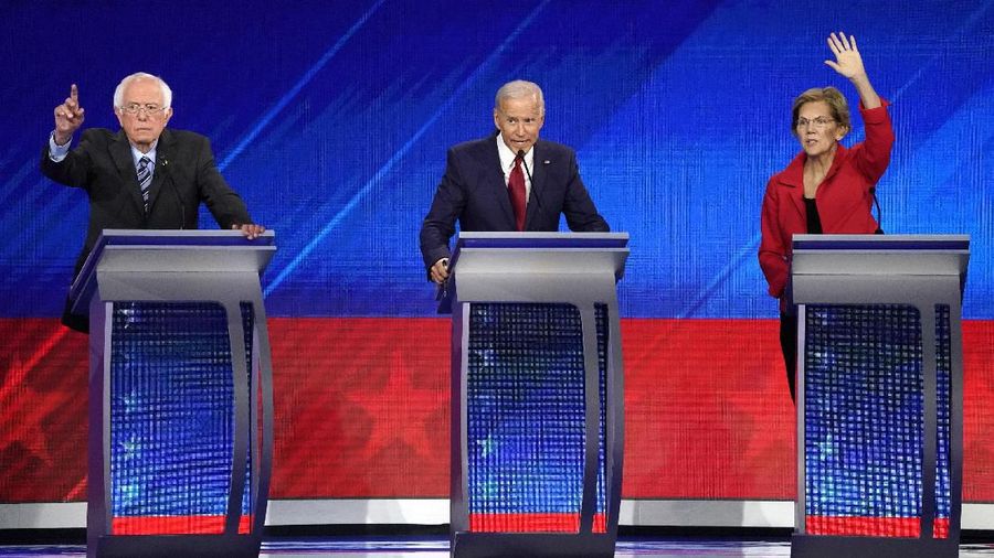 10 kandidat dari Partai Demokart AS saling adu visi, misi, dan pendapat mereka bagi masa depan Amerika Serikat serta masyarakatnya.