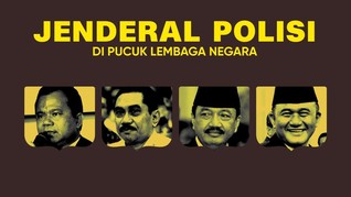 INFOGRAFIS: Jenderal Polisi di Pucuk Lembaga Negara