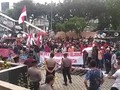 VIDEO: Pedemo Bakar Spanduk dan Minta Bertemu Ketua KPK