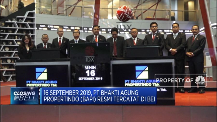 Harga saham PT Bhakti Agung Propertindo Tbk (BAPI) jatuh ke dasar terendah hanya dalam kurun waktu 14 hari perdagangan setelah IPO.