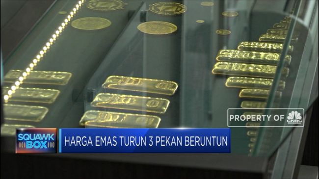 Duh, Harga Emas Tekor 3 Pekan Beruntun