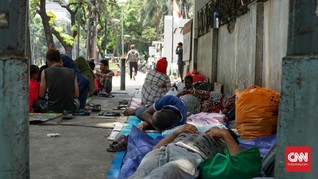 Pencari Suaka, Terusir Lalu 'Menggelandang' di Kebon Sirih