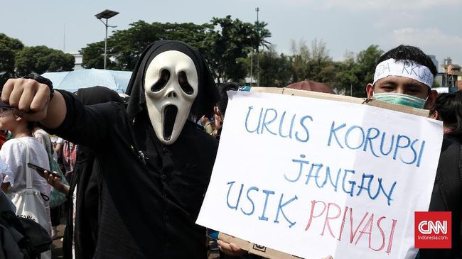 Demo RKUHP di DPR, Orator Sindir Rapat Pembahasan di Hotel