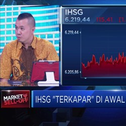 Ini 2 Sentimen Penyebab IHSG Terkapar Di Zona Merah