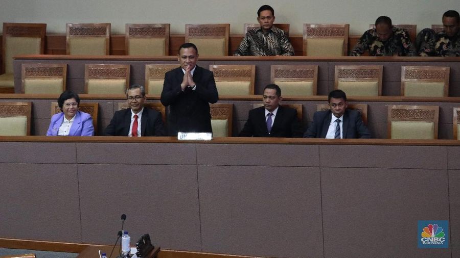 DPR menyetujui hasil uji kelayakan dan kepatutan (fit and proper test) lima calon pimpinan (capim) KPK periode 2019-2023.