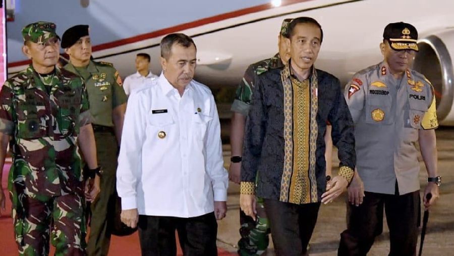 Selepas rangkaian kegiatan di Jakarta, Presiden Joko Widodo melaksanakan kunjungan kerja ke Pekanbaru, Riau, Senin (16/9/2019).