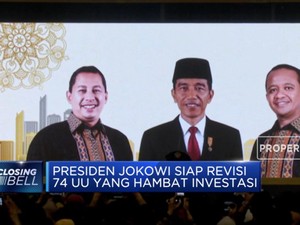 Presiden Jokowi Siap Revisi 74 UU Demi Muluskan Investasi