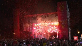 VIDEO: Spanyol Rayakan Gelar Juara Dunia Basket 2019