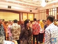 Lantik Pejabat Eselon III, Sri Mulyani Ingatkan Resesi (Lagi)