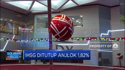 Awal Pekan, IHSG Tumbang Hampir 2%