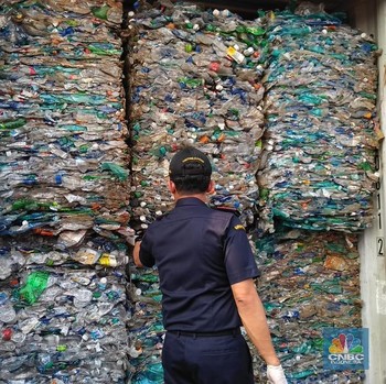Jorok! Ini Penampakan Limbah Sampah Plastik Impor Australia
