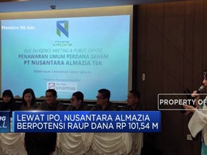 Nusantara Almazia Incar Dana IPO Rp 101,54 M
