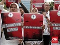 FOTO : Demo Karyawan Sriwijaya Air di Kemenaker