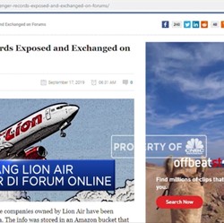 Waduh! Data Penumpang Lion Air Bocor