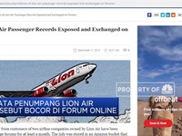 Waduh! Data Penumpang Lion Air Bocor