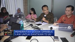 Omnibus Law Digodok Pemerintah Gantikan 72 UU